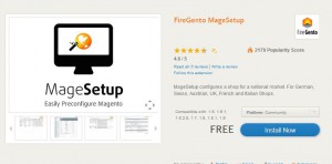 FireGento MageSetup - deutsche Markt