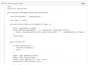 Magento nicht genutzt Bilder löschen