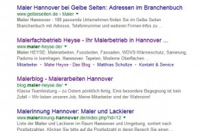 maler Hannover Internetseite Handwerker