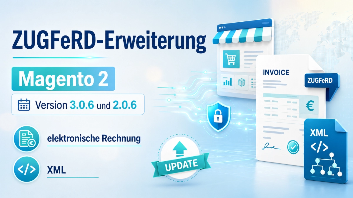 eRechnung Magento 2 Erweiterung veröffentlicht